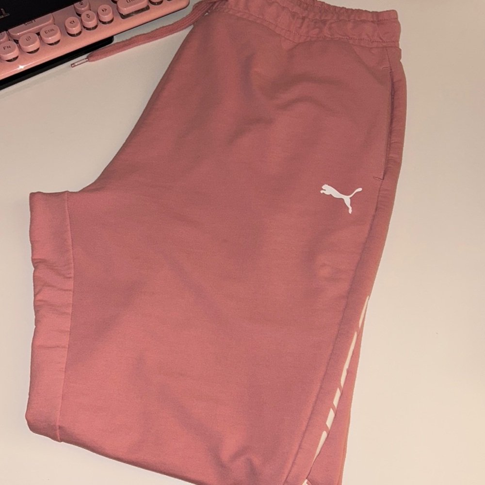 Pink Puma Tracksuit set